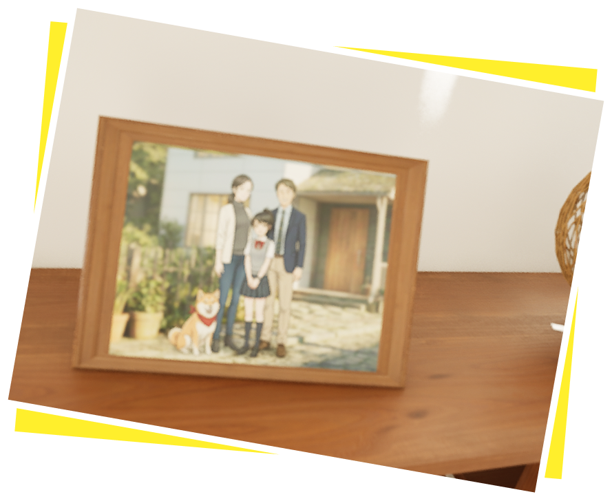 東京・神船区。<br />私は中古の戸建を購入し、愛する家族と暮らしている。<br /><br />美しい妻と、思春期で口は悪いが根は優しい娘、<br />そして疲れた私をいつもお帰りと迎えてくれる愛犬。<br /><br />ささやかだが、かけがえのない日々だ。